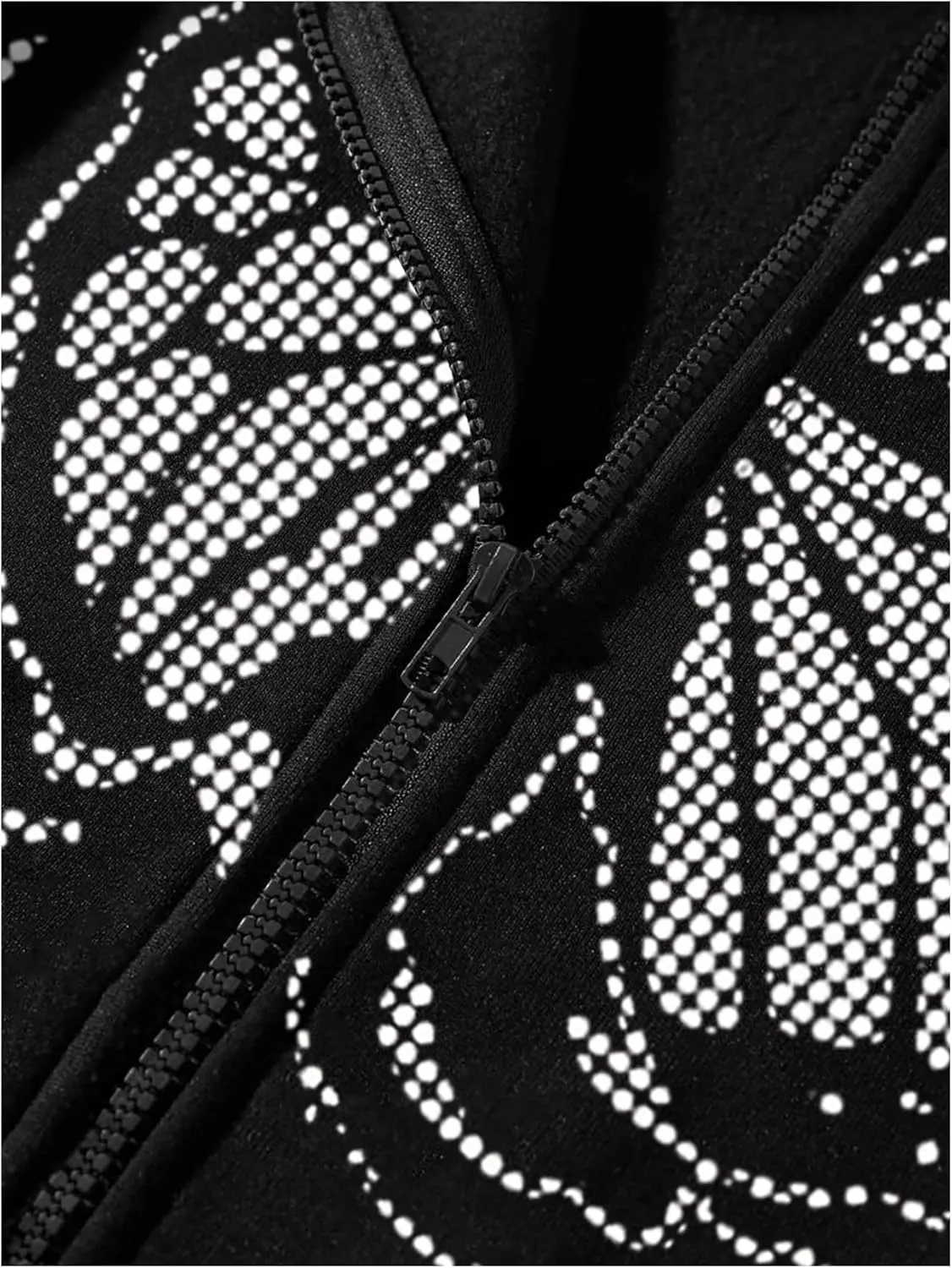 GORGLITTER Women's Y2k Butterfly Zip Up Hoodie Oversized Graphic Grunge Aesthetic Hooded Sweatshirt