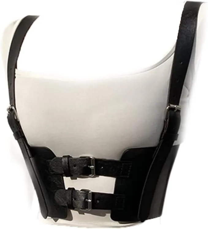 Goth Fashion Harness Leather Corset with Straps Renaissance Belts for Women and Girl