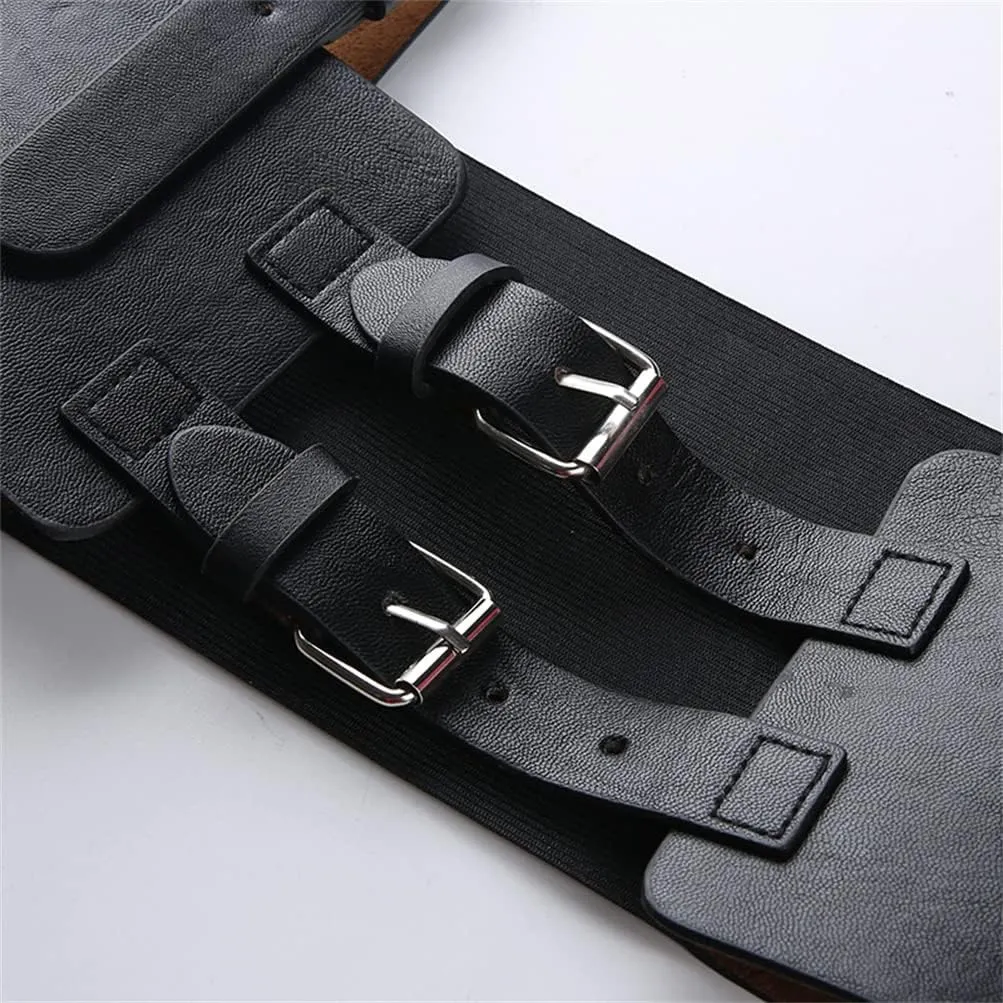Goth Fashion Harness Leather Corset with Straps Renaissance Belts for Women and Girl