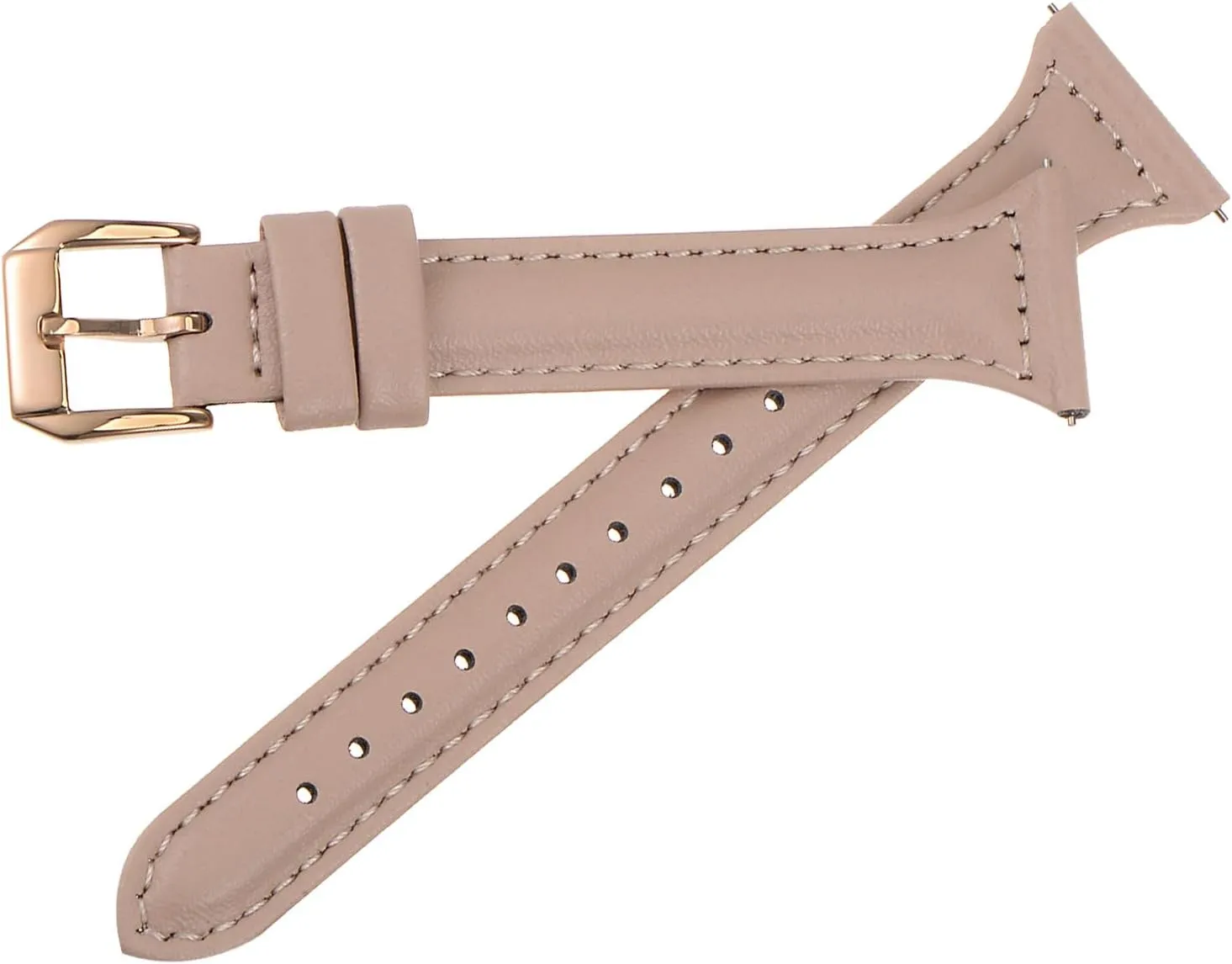 HARFINGTON Multi-color Genuine Leather Watch Band Quick Release Elegant Slim Thin Top Grain Replacement Wristband Strap for Watch & Smartwatch