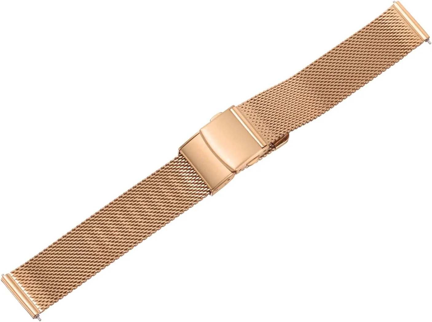 HARFINGTON Stainless Steel Mesh Watch Band Quick Release Metal Watch Strap Adjustable Fold Clasp Replacement Bands for Men Women