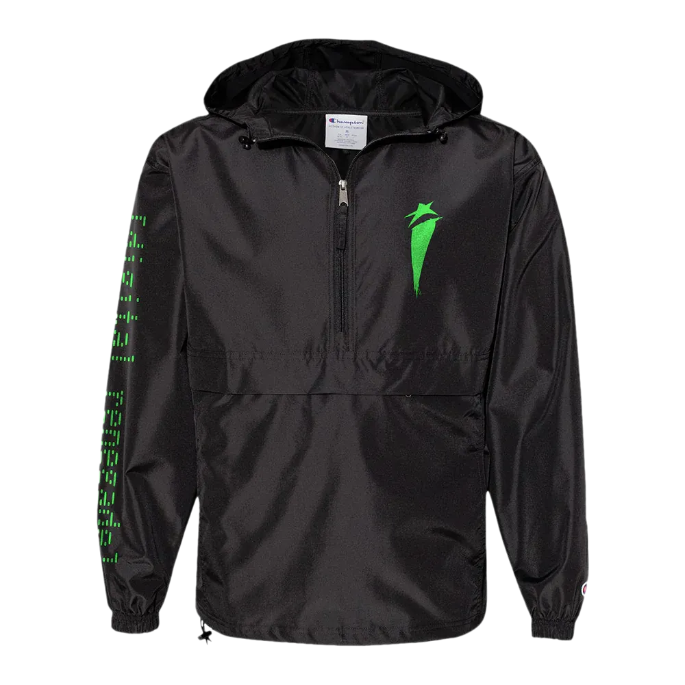 I See Stars -Digital Renegade Black Champion Windbreaker