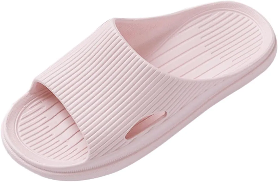 Indoor Slippers Ultimate Comfort Lightweight Shower Slippers Shower Shoes for Women with Arch Support