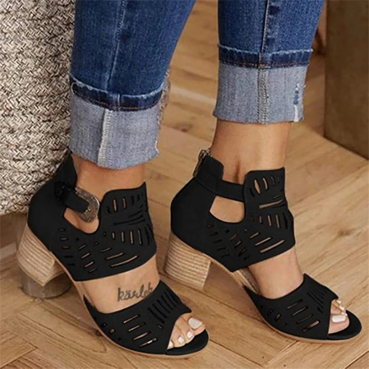 Ladmiple Sandals for Women Wedge,Womens 2023 Comfy Slip-On Sandal Casual Summer Beach Shoes Open Toe Espadrille Platform