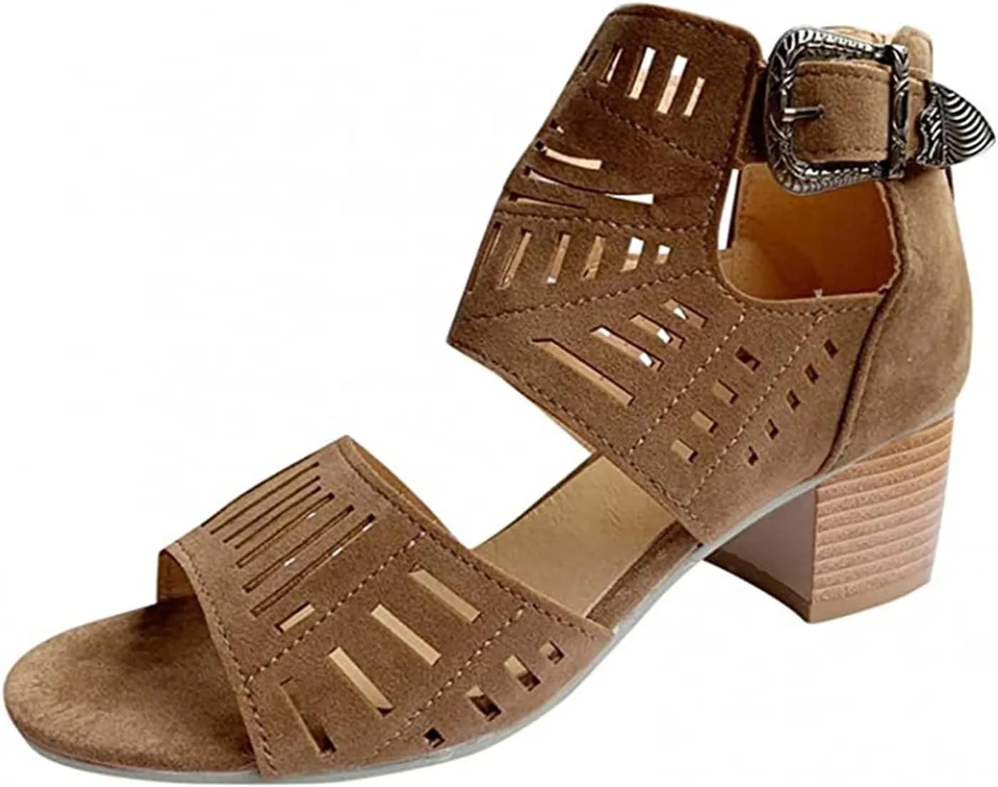 Ladmiple Sandals for Women Wedge,Womens 2023 Comfy Slip-On Sandal Casual Summer Beach Shoes Open Toe Espadrille Platform