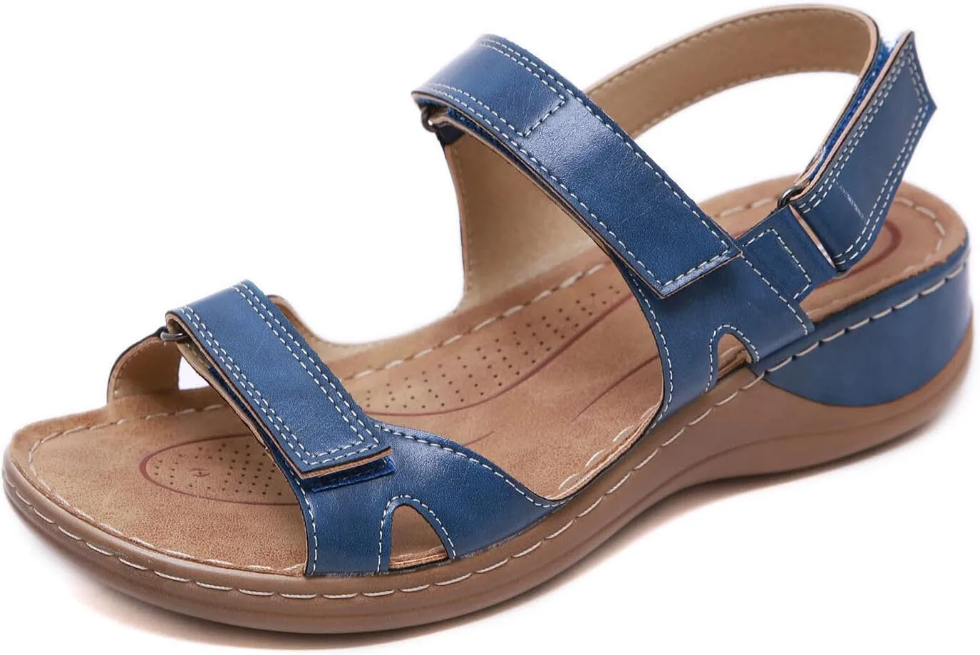 Ladmiple Summer Sandals for Women 2023 Wedge Flip Flops Platform Breathable Open Toe Dressy Comfort Orthopedic Sandals