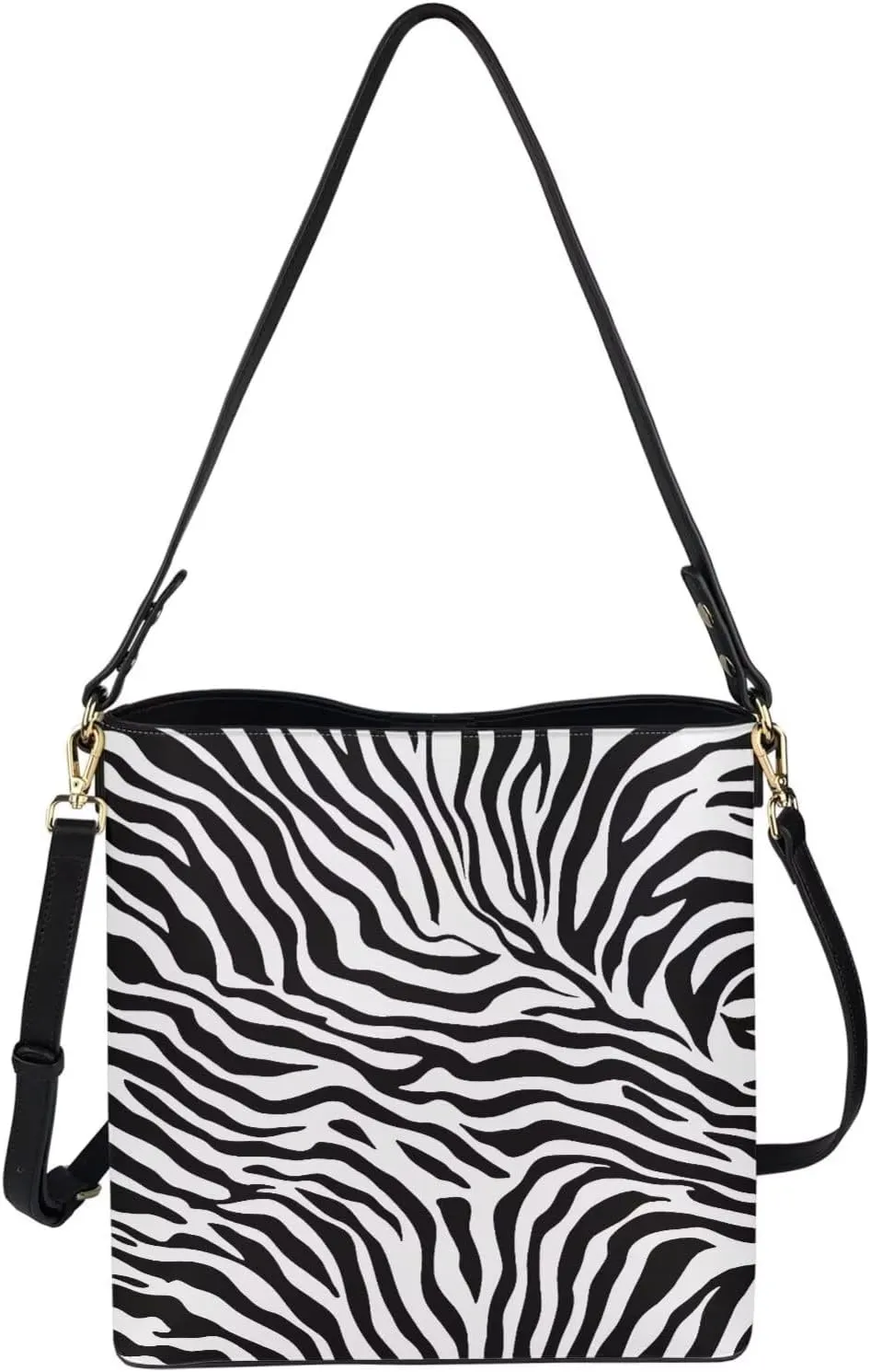 Leather Hobo Handbags, Shoulder Tote Bag Bucket Bags with 2 Straps for Women Top Handle Tote Crossbody Bags
