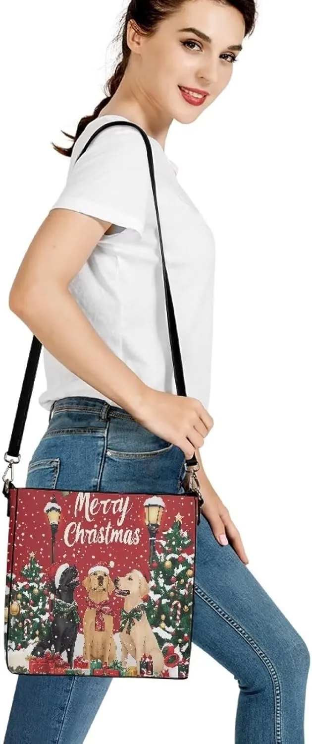Leather Hobo Handbags, Shoulder Tote Bag Bucket Bags with 2 Straps for Women Top Handle Tote Crossbody Bags