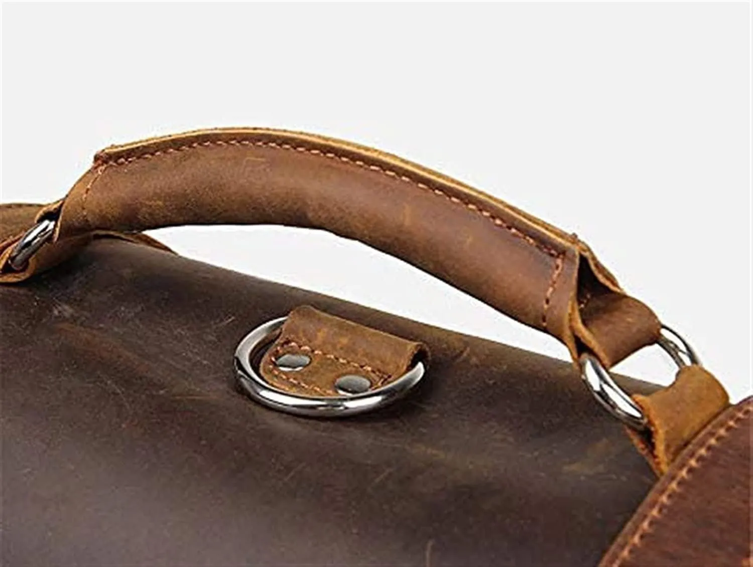 Leather Laptop Business Briefcase Shoulder Tote Bag Briefcases for Men