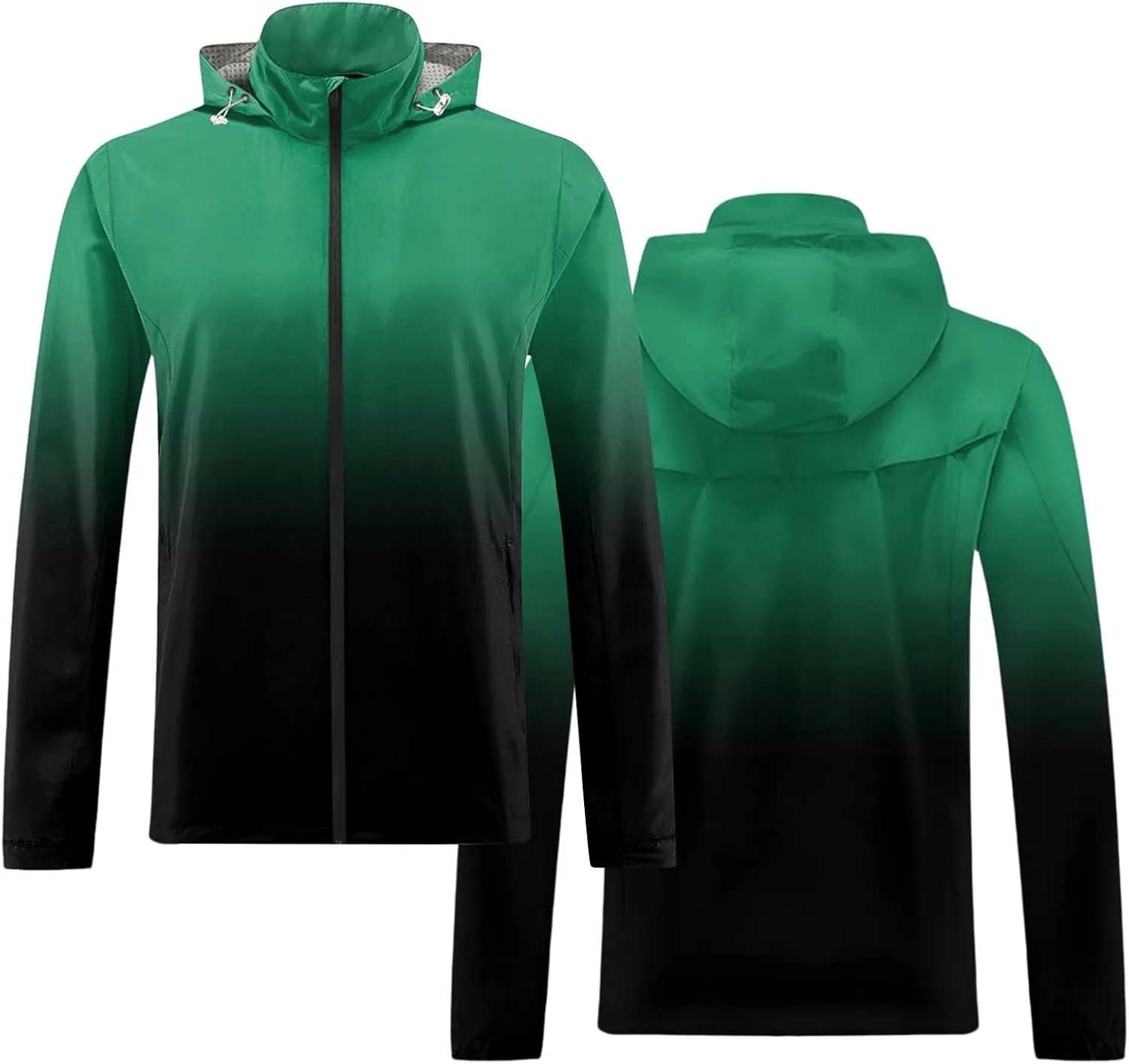 Light Weight Rain Jackets Men Water Resistant Windbreaker Breathable Golf Raincoats Outdoor