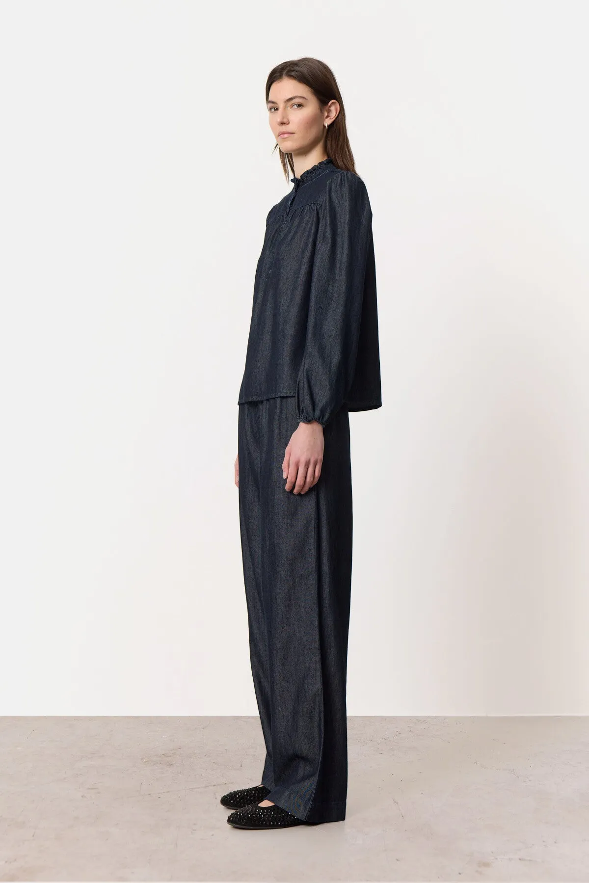 LR-FABIOLA 3 Blouse Dark blue