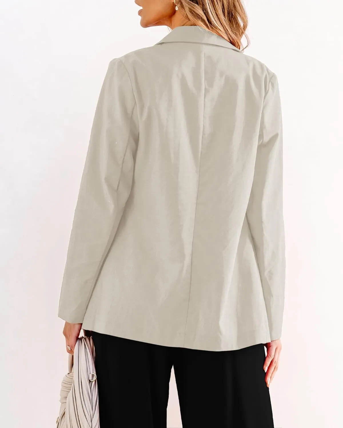 luvamia Blazers for Women Business Casual Dressy Work Fashion Lightweight Spring Summer Linen Unlined 2025 Suit Jackets