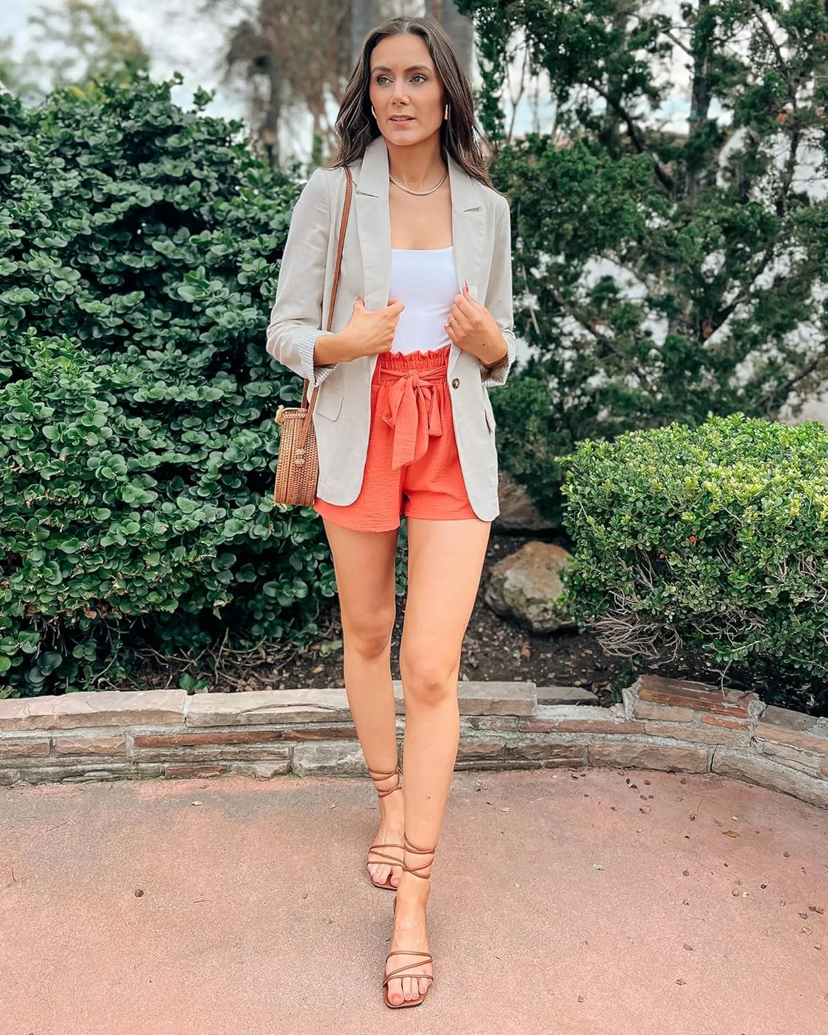 luvamia Blazers for Women Business Casual Dressy Work Fashion Lightweight Spring Summer Linen Unlined 2025 Suit Jackets