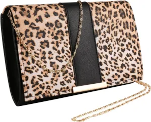 Maggie 3-in-1 Vegan Leather Clutch Crossbody Bag - Detachable Shoulder Strap - Versatile Handbag Purse for Women - Chic Evening Clutch for Party, Wedding, Prom