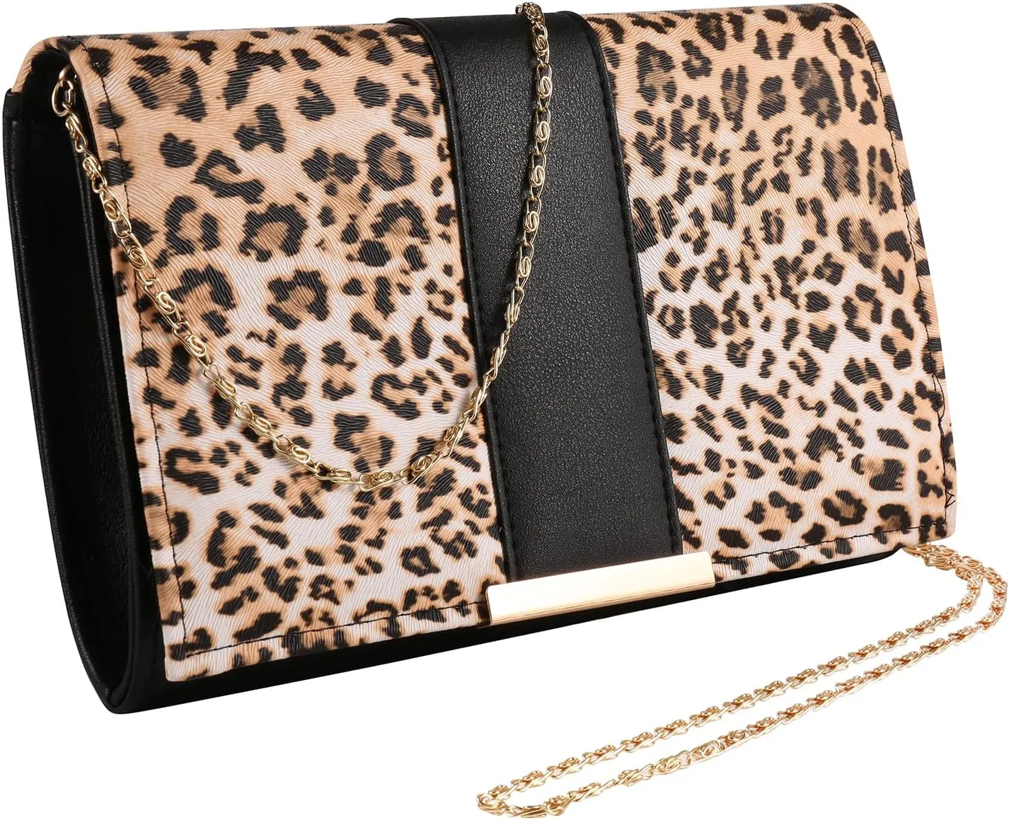 Maggie 3-in-1 Vegan Leather Clutch Crossbody Bag - Detachable Shoulder Strap - Versatile Handbag Purse for Women - Chic Evening Clutch for Party, Wedding, Prom