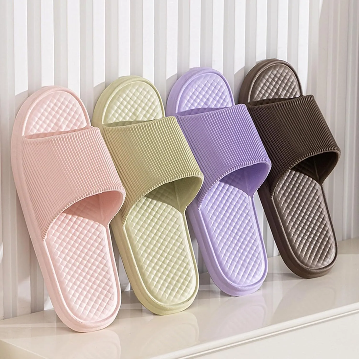Men And Women Shoes Indoor And Outdoor Home Slippers Fashionable Lightweight Sandals Knee Slip on Sandals Women Comfort