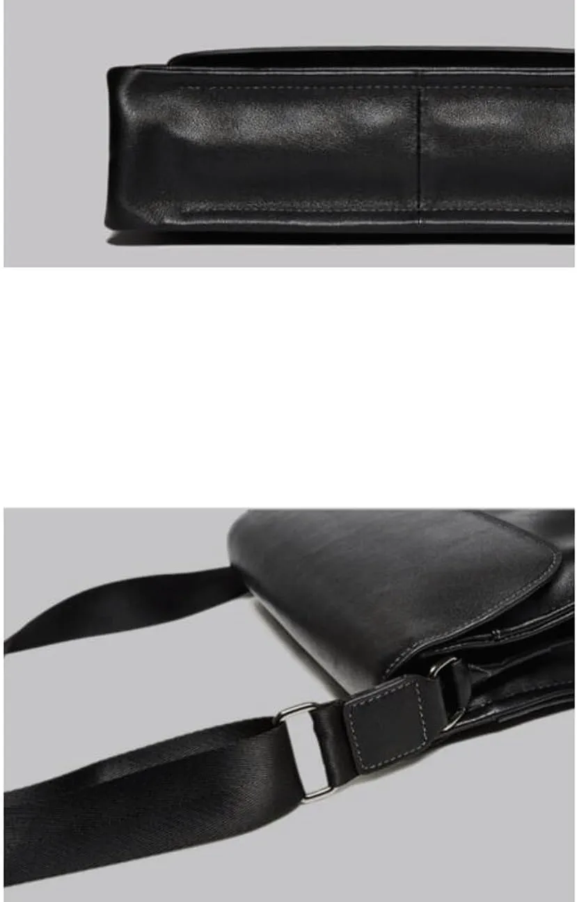 Mens Briefcases Messenger Shoulder Bags Genuine Leather Casual Daypacks Luggage Waist Packs