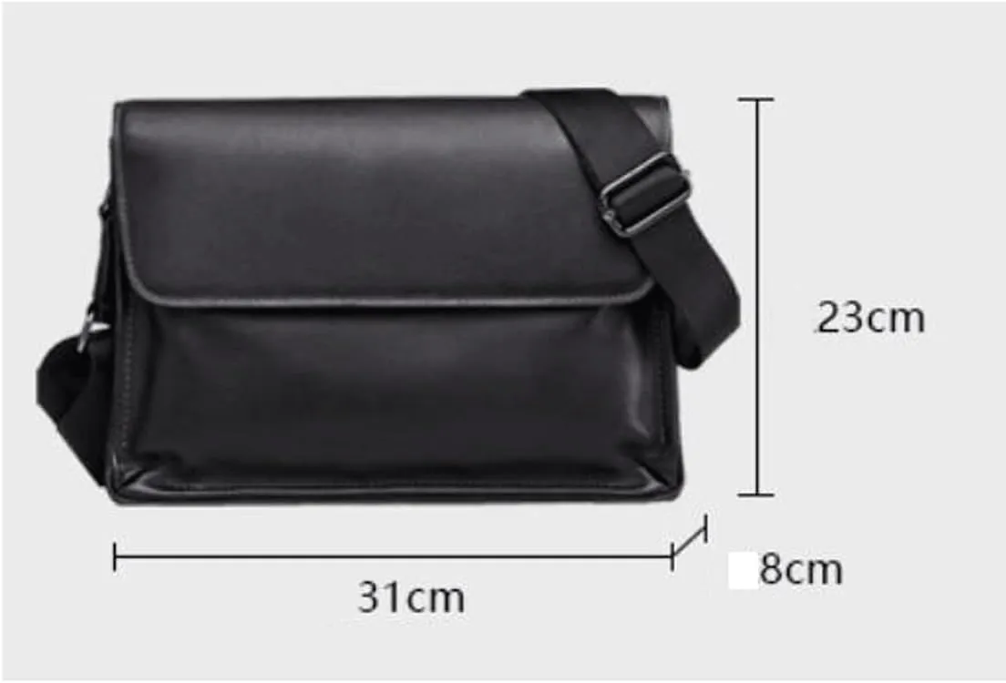 Mens Briefcases Messenger Shoulder Bags Genuine Leather Casual Daypacks Luggage Waist Packs