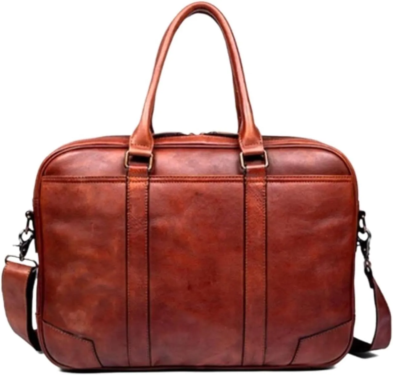 Mens Laptop Bags Handbags Briefcases Genuine Leather Messenger Shoulder Bags Carrying Cases