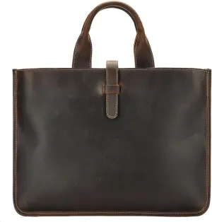 Men's Leather Briefcases Shoulder Bags Men's Vintage Handbags