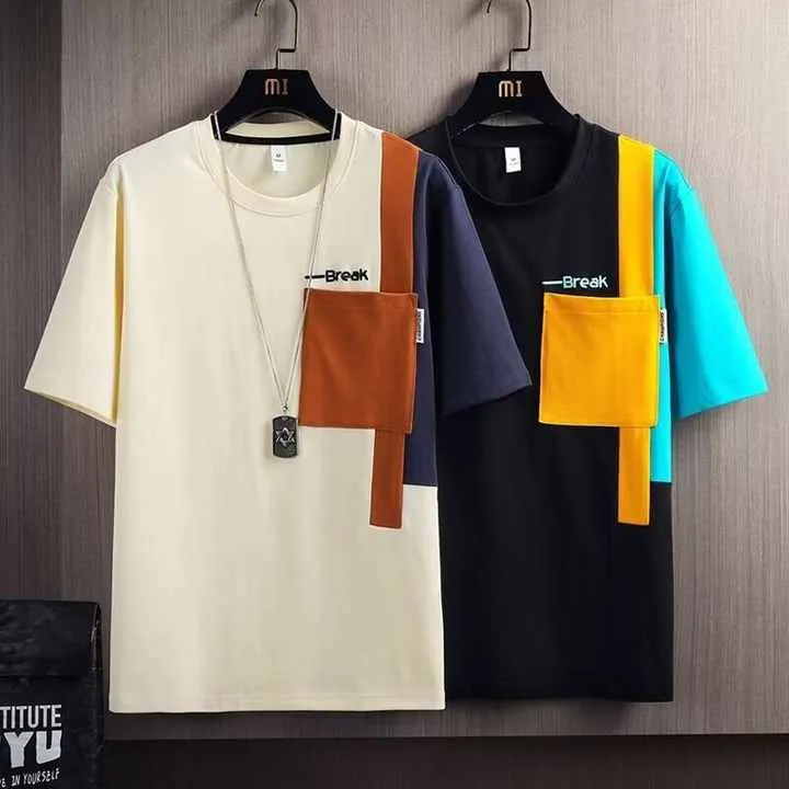 Men's Summer Fashion Casual Half Sleeve Shirt . قميص رجالي صيفي عصري كاجوال بنصف