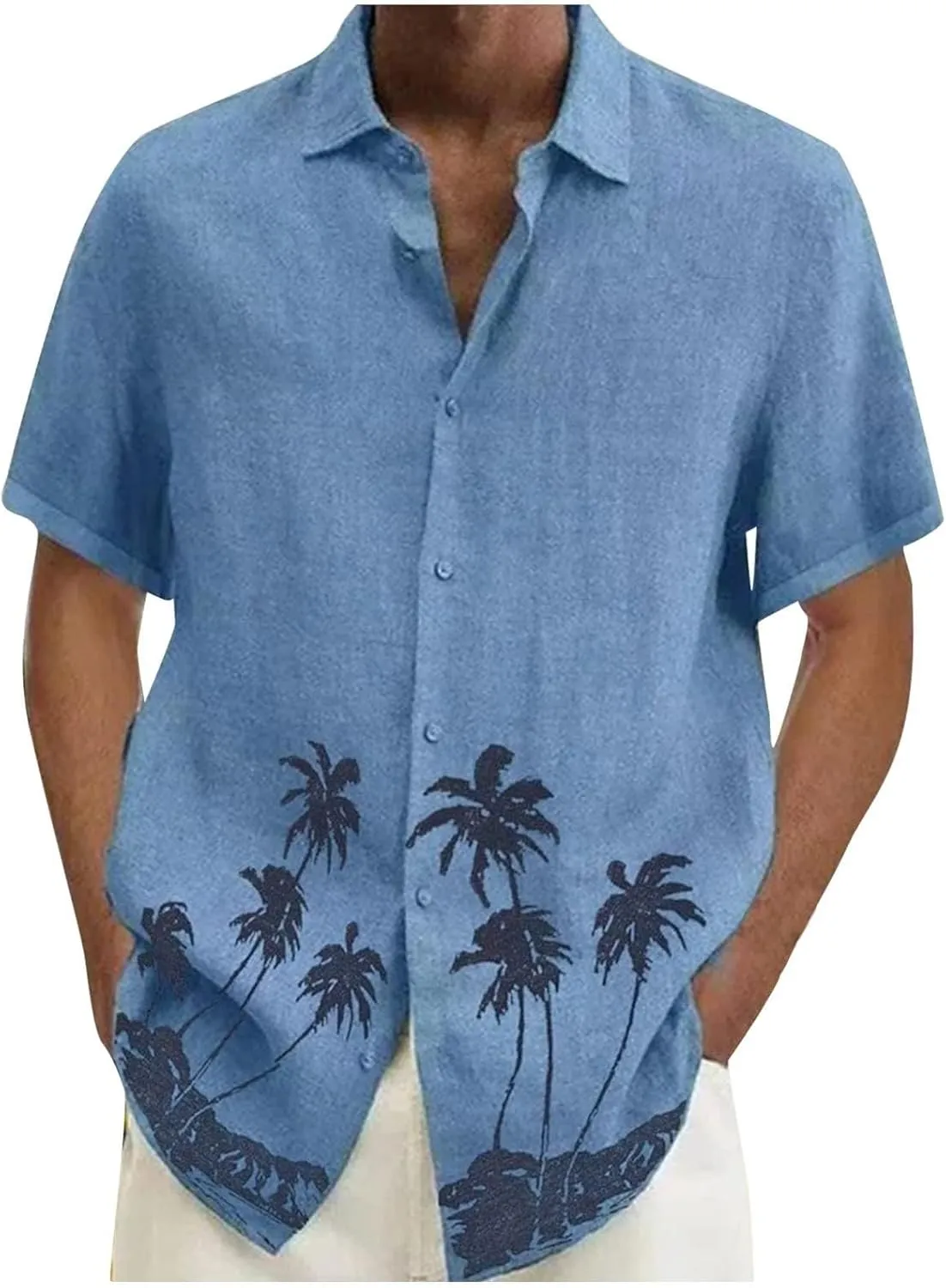 Mens Unique Pattern Hawaiian Shirt Beach Shirts Summer Beach Dress Shirts Funny Hawaiian Shirt Mens Casual Beach