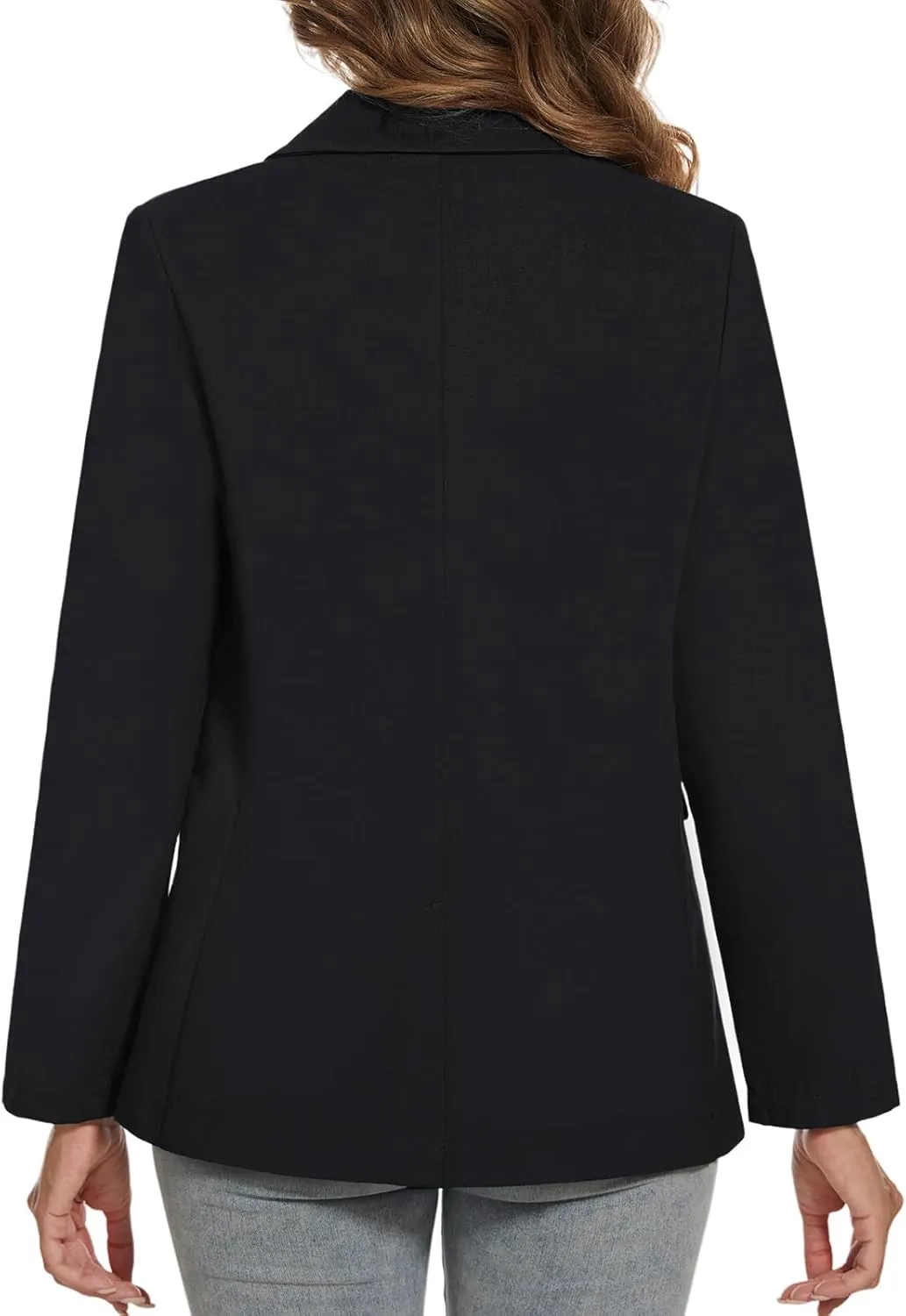 MINTLIMIT Womens Cotton Linen Blazer Long Sleeve Casual Work Office Lightweight Lapel Button Blazers Jacket with Pockets