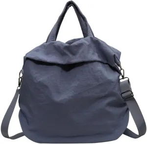 Multi Hobo Bags Nylon Shoulder Crossbody Bag for Women, Totes Handbags for Gym Work Traveling (Black)