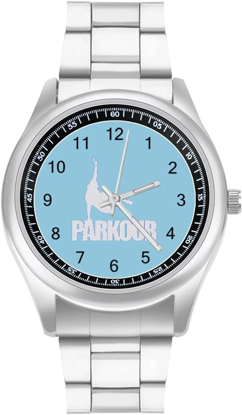 Parkour Sport Casual Wrist Watches for Men Classic Business Dress Watch Big Face for Work Gym