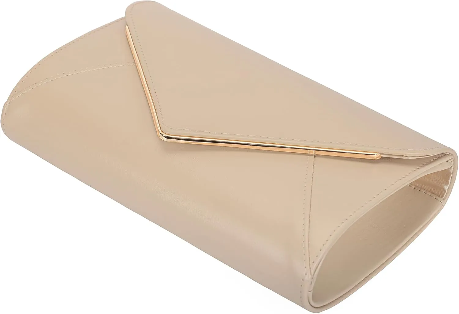 PU Leather Clutch Purses Women Evening Envelope Handbag Prom Wedding Party Foldover Bag
