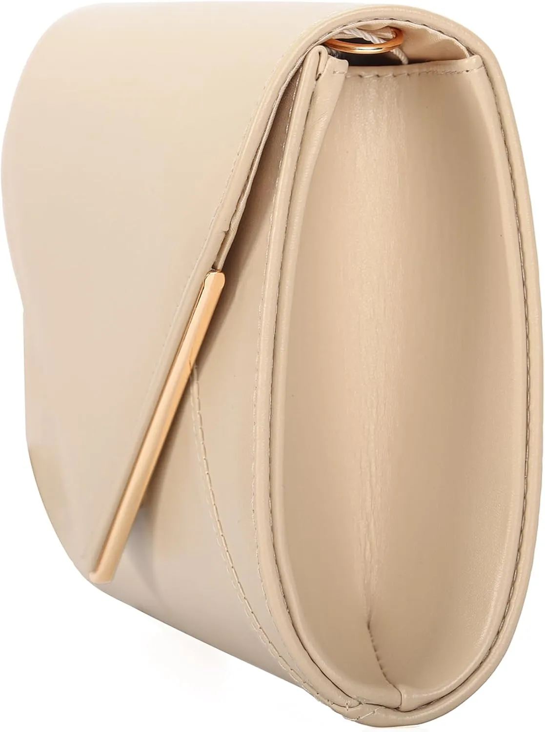 PU Leather Clutch Purses Women Evening Envelope Handbag Prom Wedding Party Foldover Bag