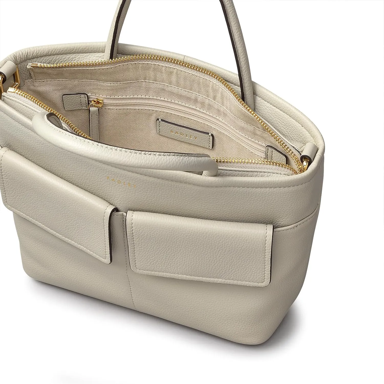 RADLEY London Brompton Crescent Women's Small Leather Ziptop Satchel Bag