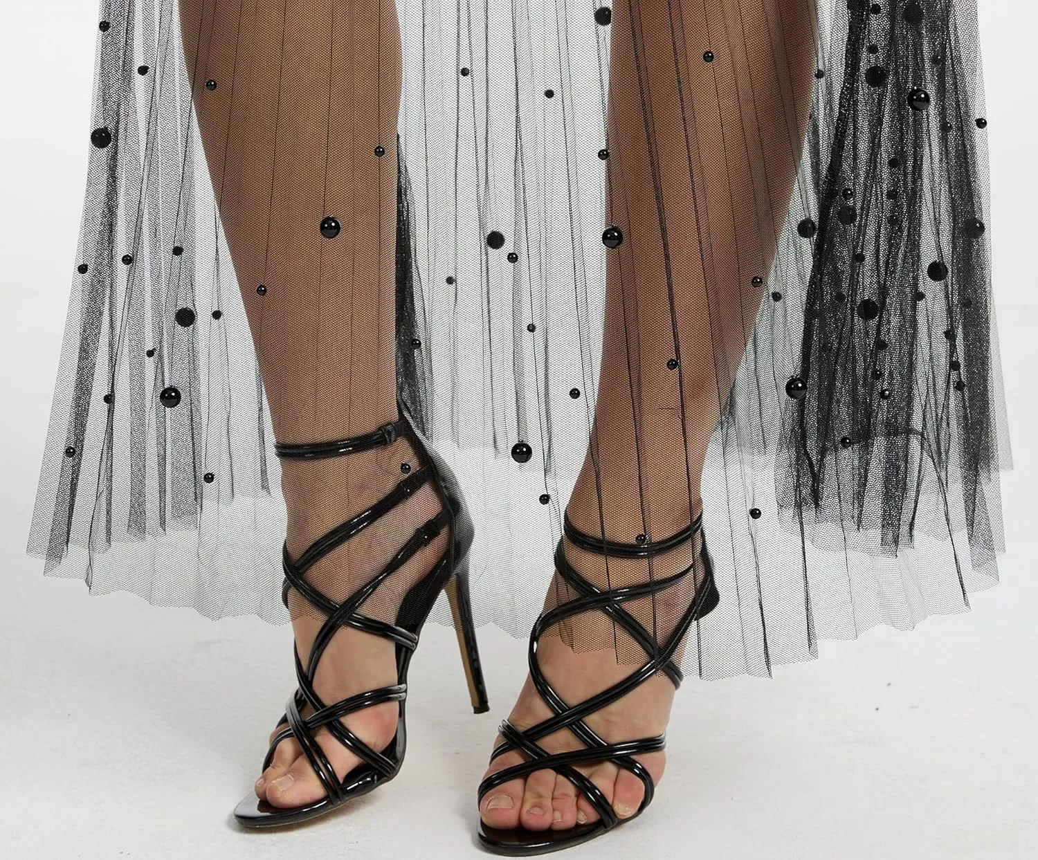 Rave Outfits for Women 2 in 1 Sheer Skirt Festival Clubwear Mesh High Waist Print A Line Maxi Skirt
