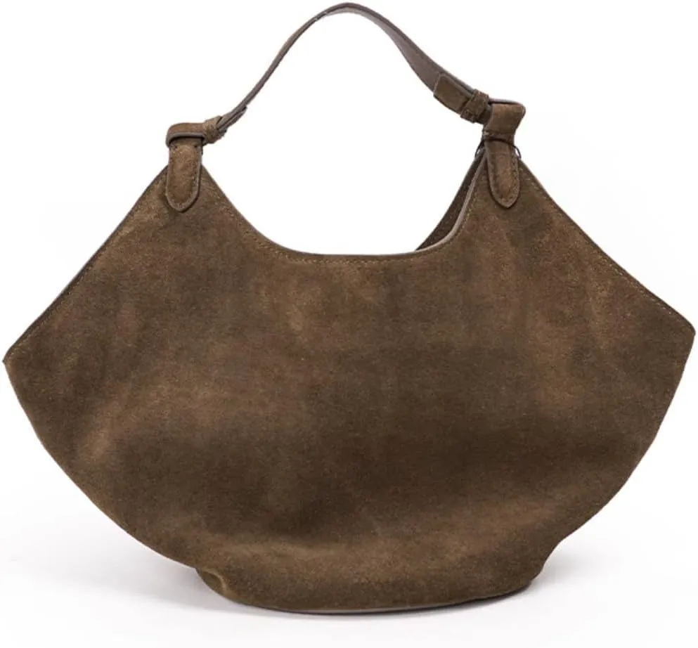RICHTRUE 2024 Fall Hobo Bag Suede Tote Bag Faux Leather Satchel Suede Handbag Casual Y2k Bag Women Designer Handbags