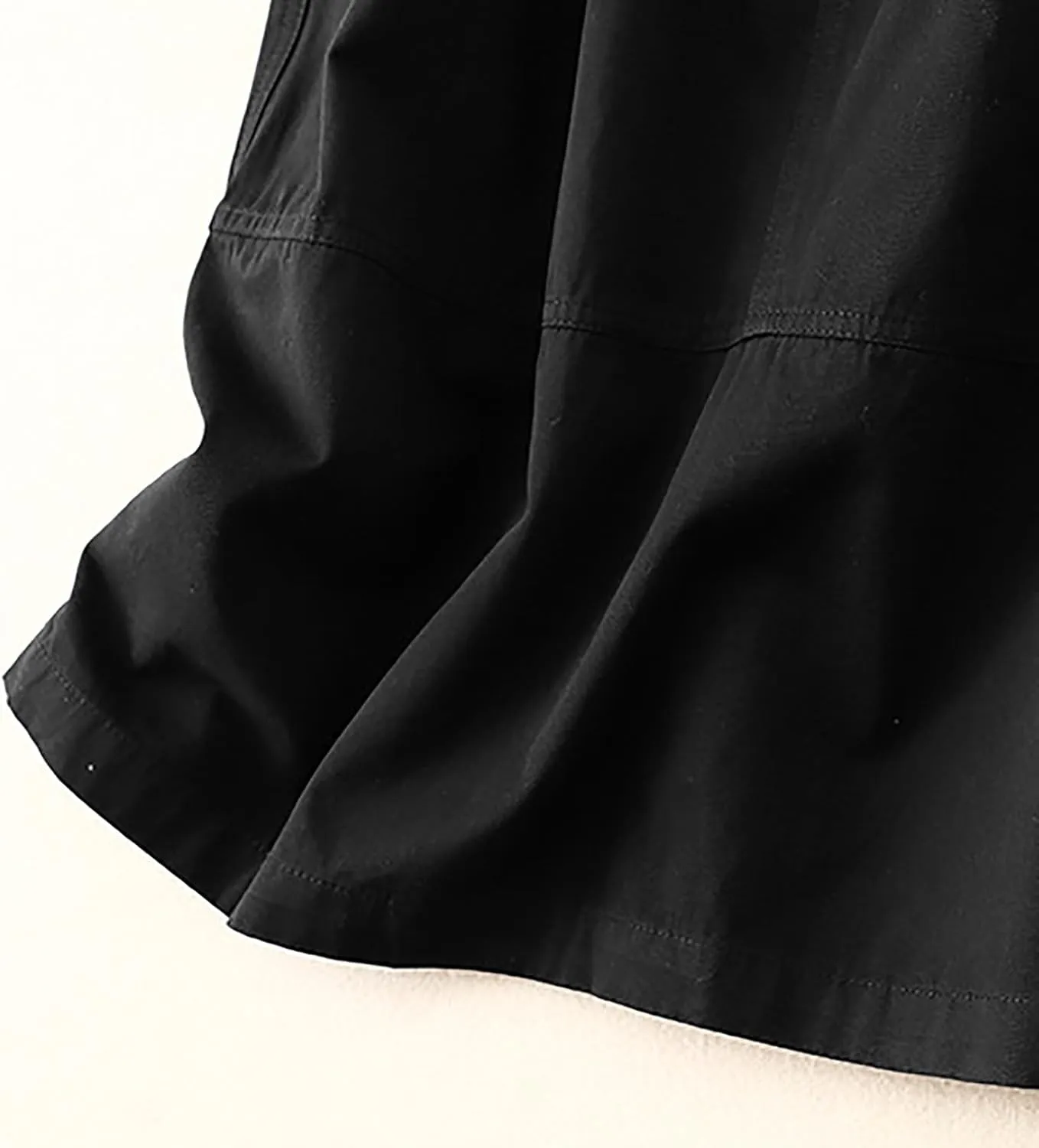 Ruziyoog Women Summer Casual Skirts A-Line Pleated High Waist Skirt Flowy Swing Elegant Dressy Casual Work Midi Skirts