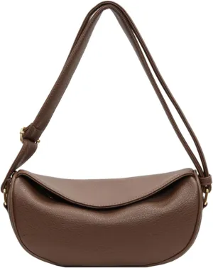 Shoulder Bags for Women Vegan Leather Purse Trendy Crossbody Bag Dumpling Purses Tote Handbags with Zip