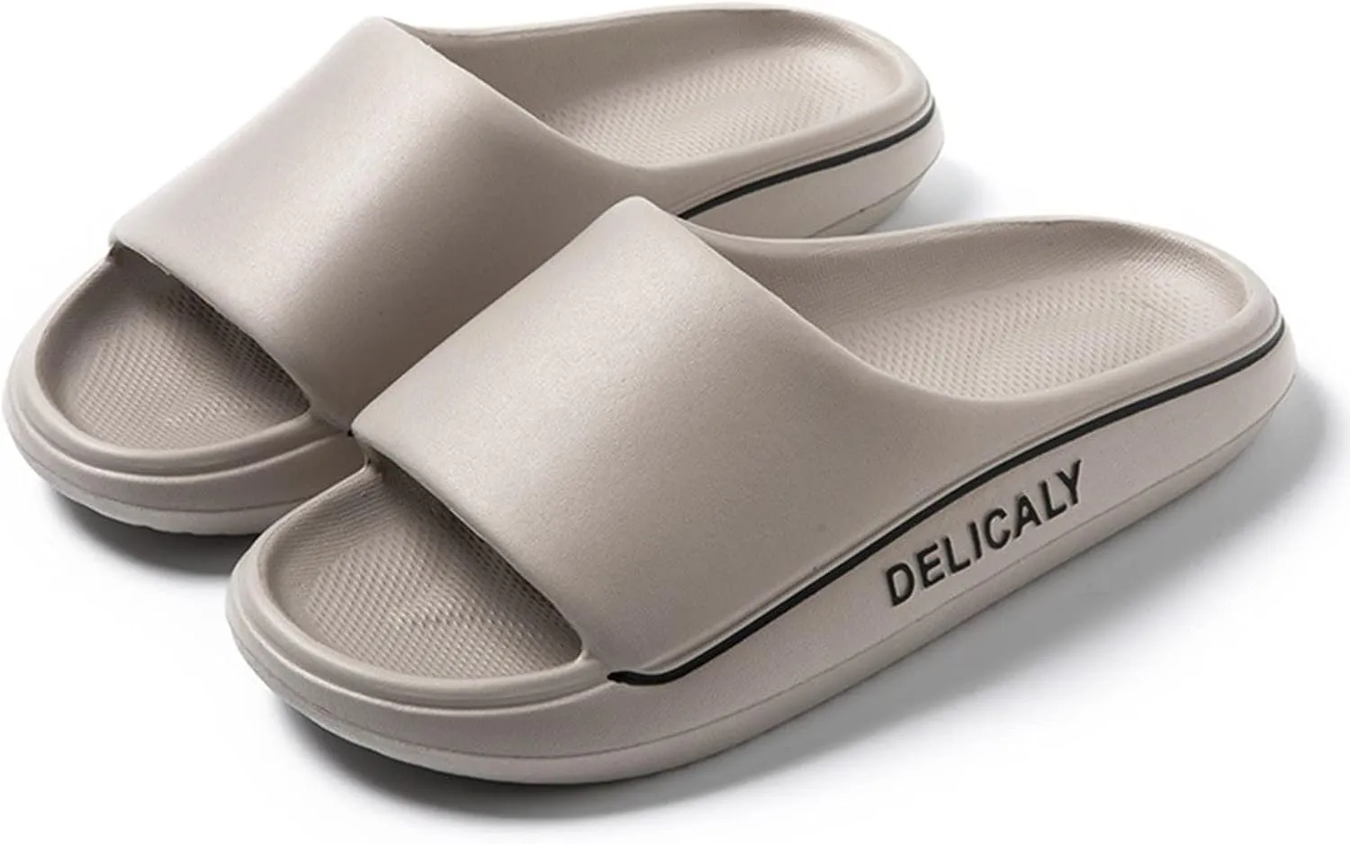 Shower Sandals House Slippers with Arch Support Non Slip Quick Drying Bathroom Slippers for Women Men