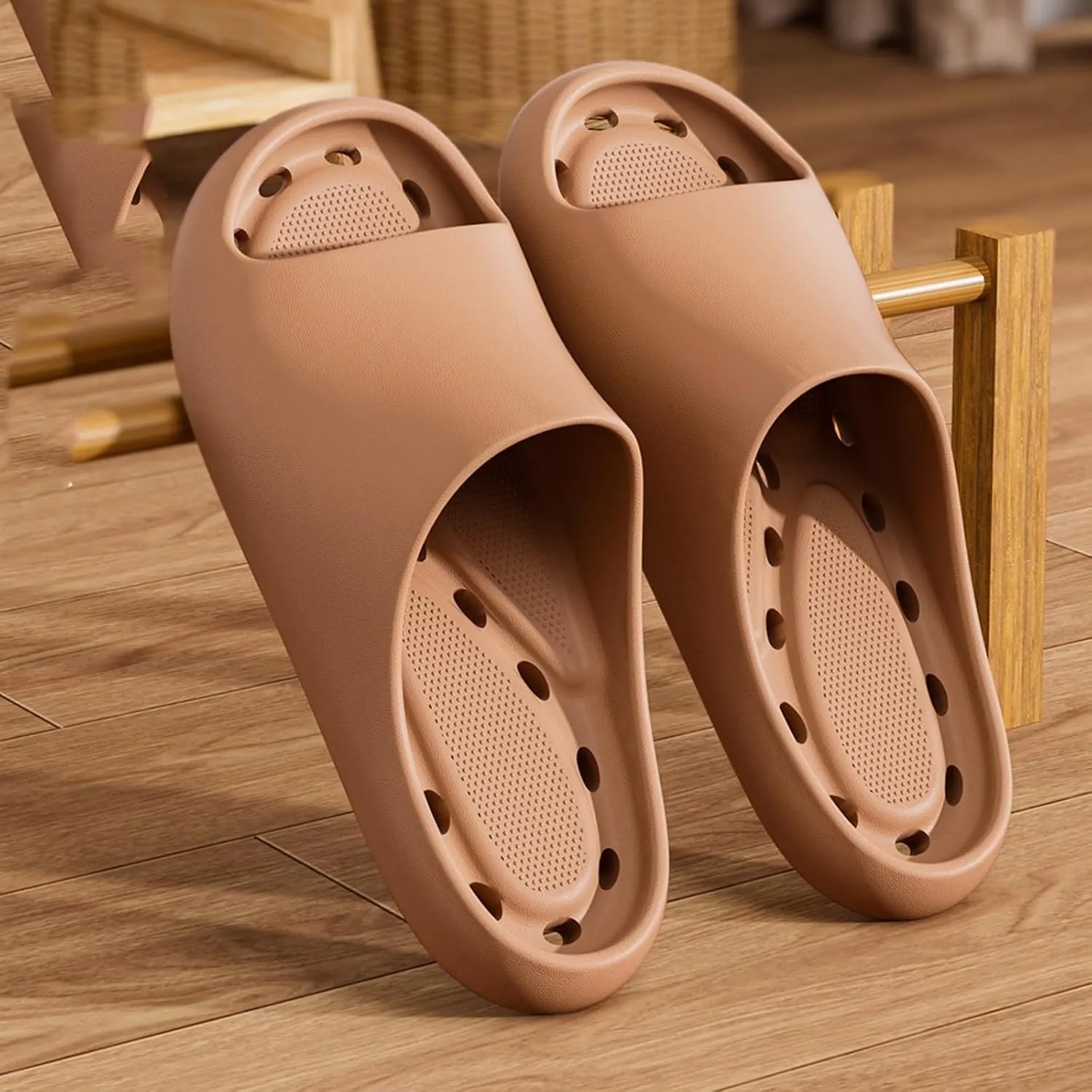 Shower Sandals House Slippers with Arch Support Ultra Comfort Non-Slip Shower Sandals Indoor and Outdoor