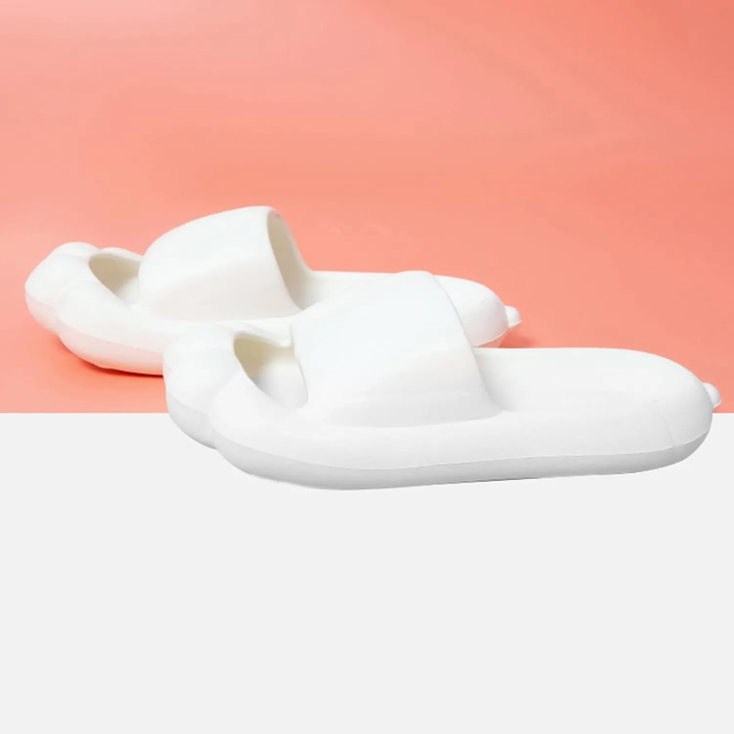 Shower Shoes for Women Non Slip Quick Drying Shower Slides Open Toe Shower Shoes Women's Flat Slippers