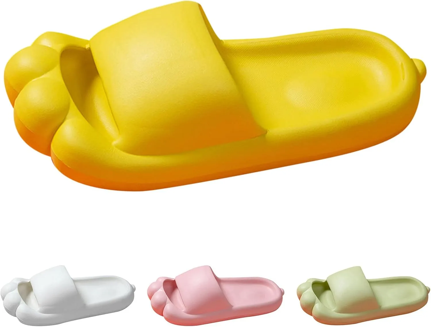 Shower Shoes for Women Non Slip Quick Drying Shower Slides Open Toe Shower Shoes Women's Flat Slippers
