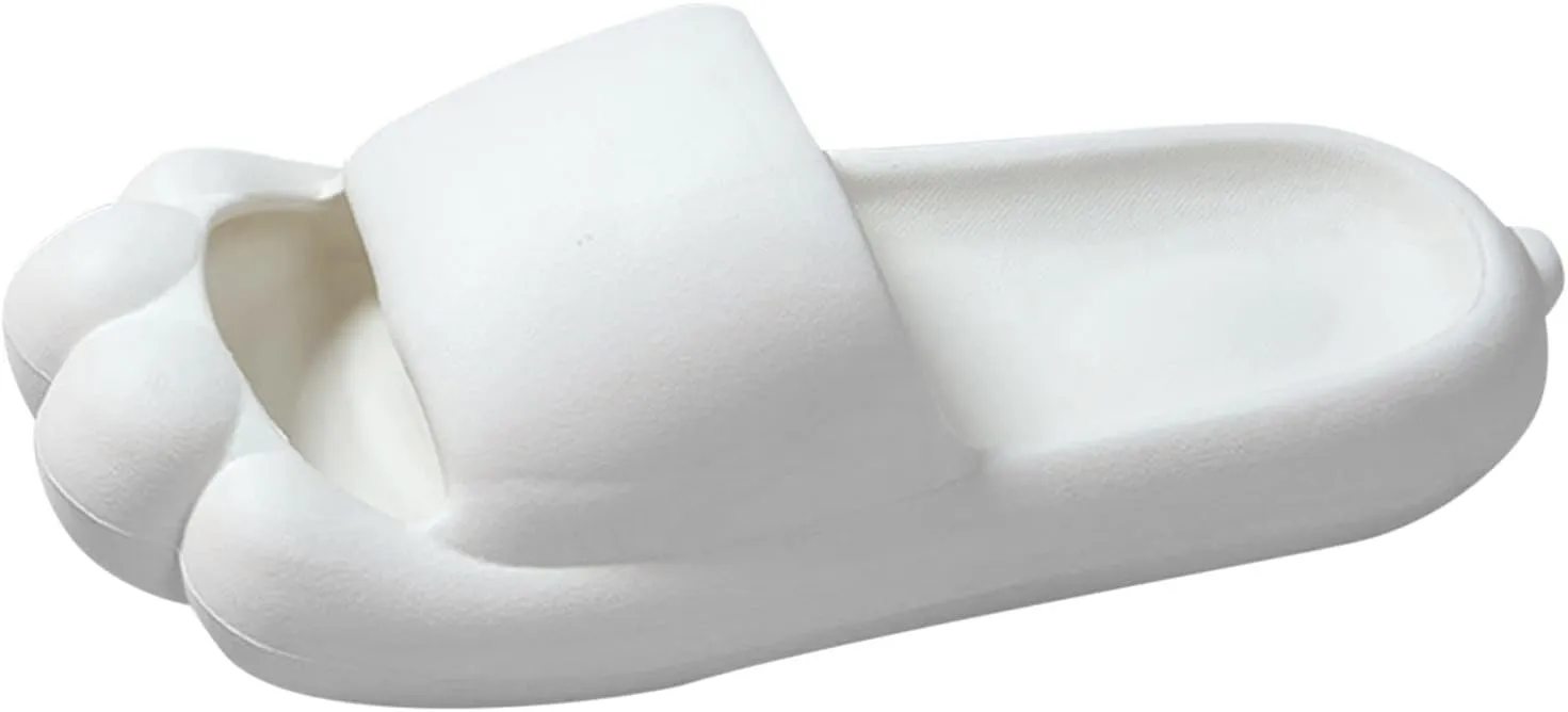 Shower Shoes for Women Non Slip Quick Drying Shower Slides Open Toe Shower Shoes Women's Flat Slippers