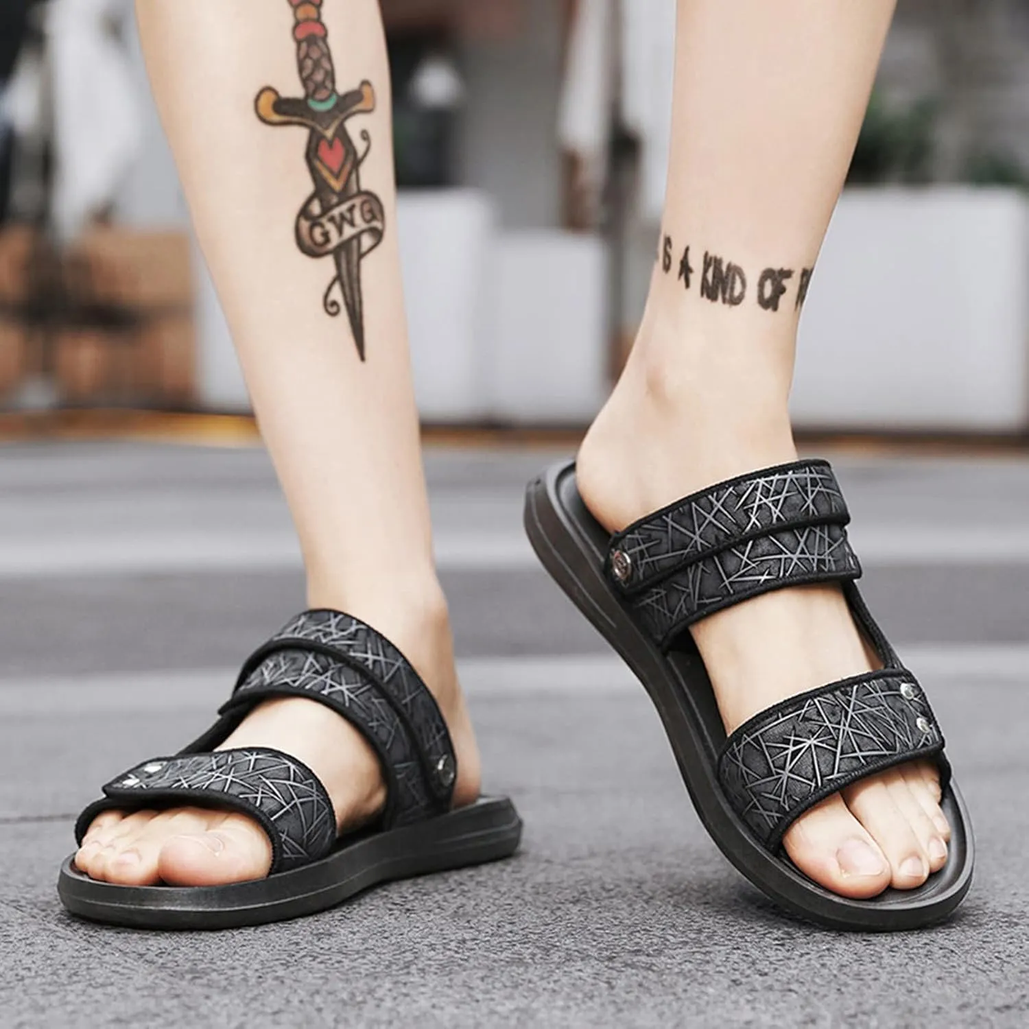 Shower Shoes Men's Athletic Outdoor Sandals Slides Non Slip Quick Drying Bathroom Slippers for Women Men