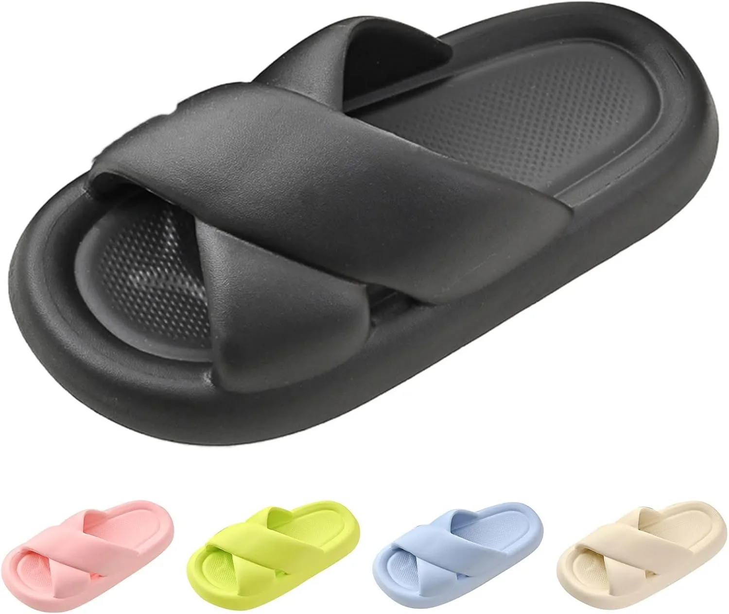 Shower Slippers Platform Slippers for Women Shower Shoes for Living Room Pool Beach Spa Public Showers