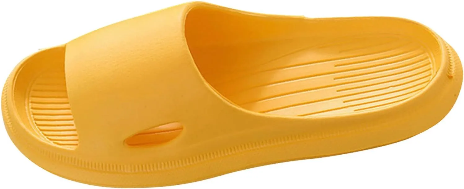 Shower Slippers Shower Shoes for Living Room Pool Beach Spa Public Showers Thick Sole Non-Slip Slides for Men