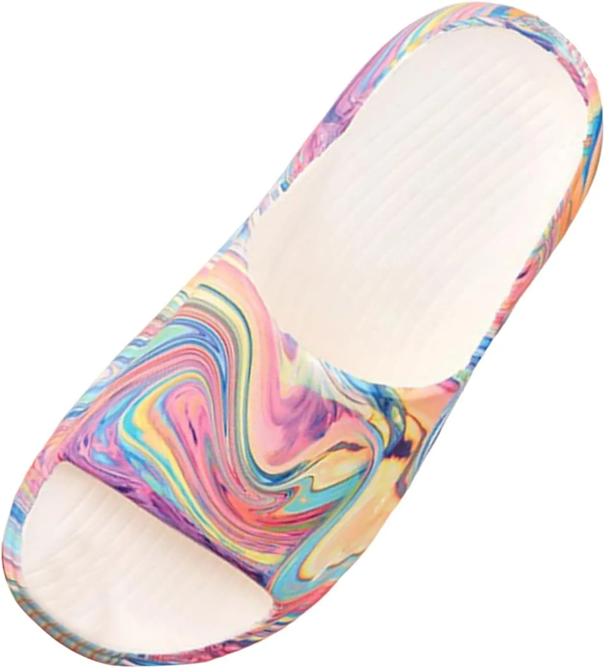 Shower Slippers Womens Sandals with Arch Support Shower Shoes for Living Room Pool Beach Spa Public Showers