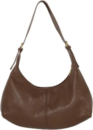 Slouchy Suede Tote Bag for Women Leather Satchel Shoulder Bag Crescent Bag Crossbody Hobo Bag Suede Purse Handbag