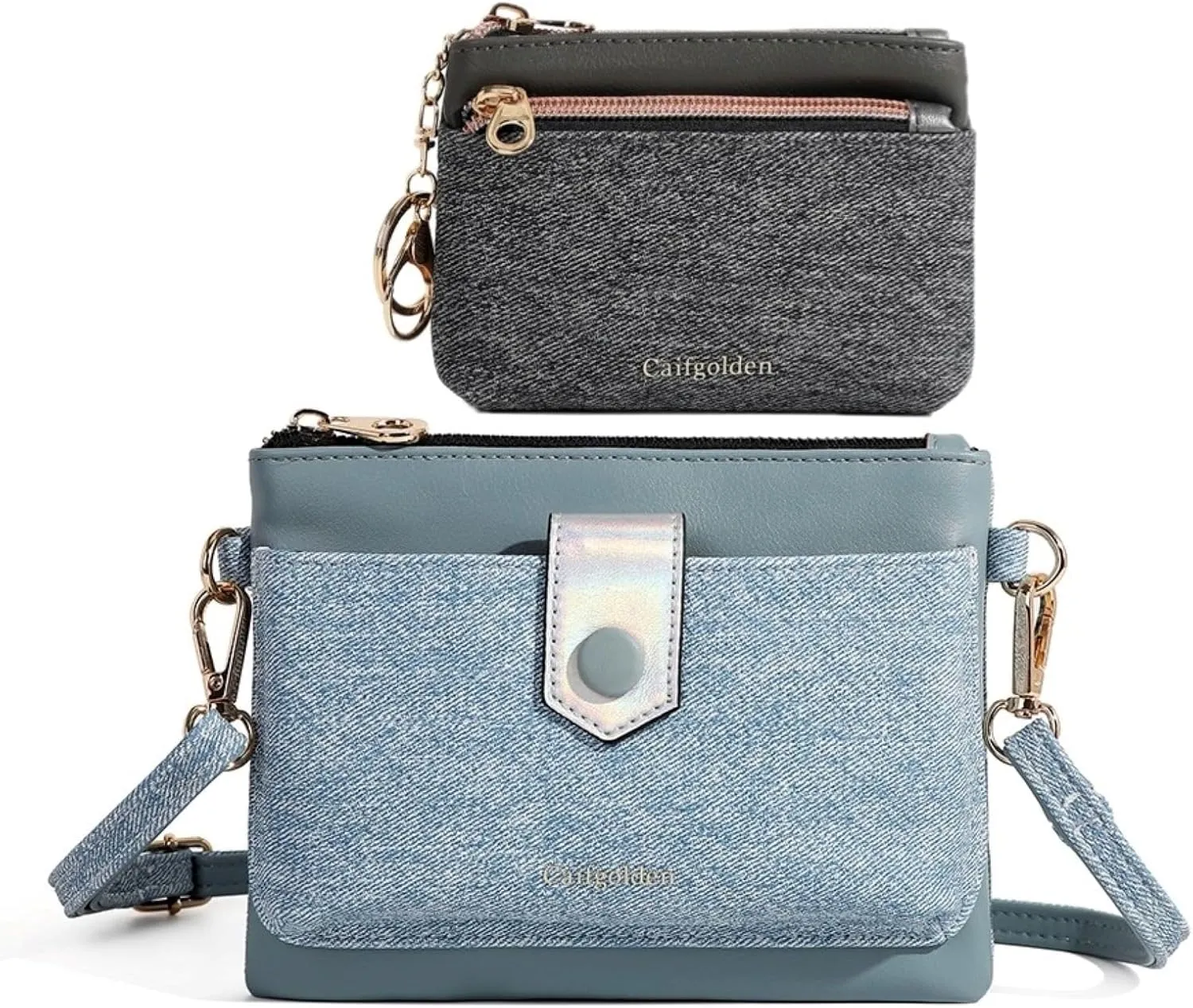 Small Crossbody Bags for Women, Sling bag, Cell Phone Purse with RFID Blocking, Crossbody Purse, Mini Pouch 2 Size Bags