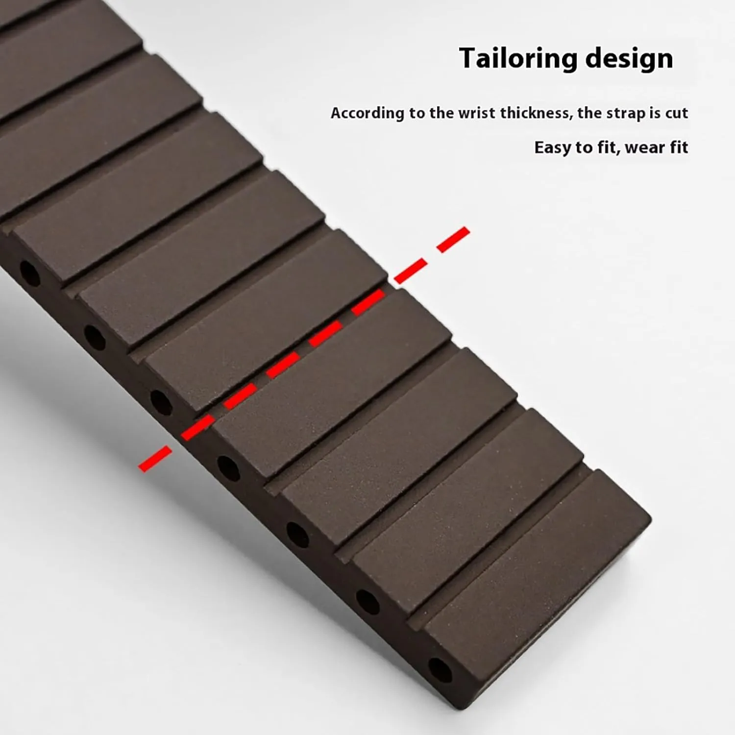 Stanchev 20mm 22mm Watch Band,20mm Quick Release Band for 20mm Lug Watch,Cut-To-Size Folding Buckle FKM Rubber 20mm 22mm Watch Strap for Men Women