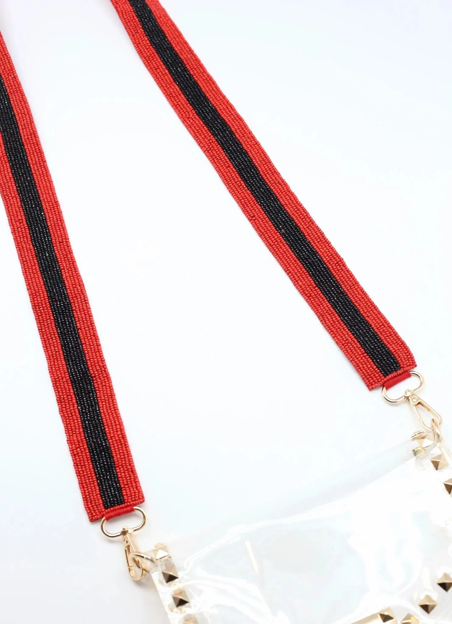 Sullie Striped Beaded Strap