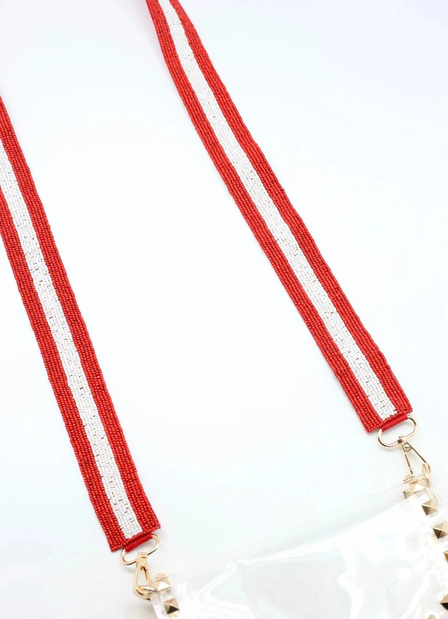 Sullie Striped Beaded Strap